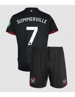 West Ham United Crysencio Summerville #7 Bortedraktsett Barn 2024-25 Korte ermer (+ bukser)